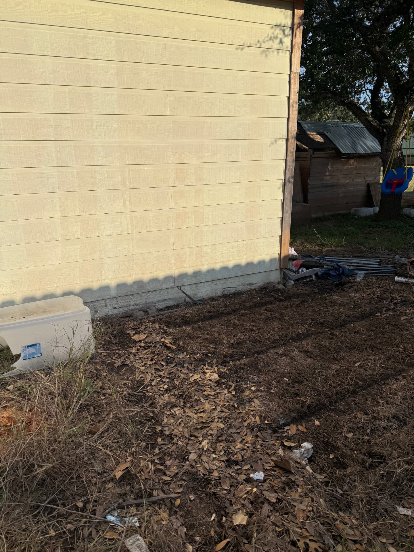 Backyard wood & branch removal after